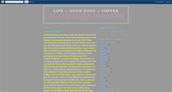 Desktop Screenshot of lifegoodfoodcoffee.blogspot.com