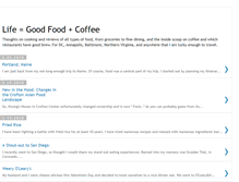 Tablet Screenshot of lifegoodfoodcoffee.blogspot.com