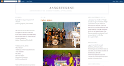 Desktop Screenshot of aangetekend.blogspot.com