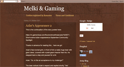 Desktop Screenshot of melkigaming.blogspot.com