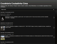 Tablet Screenshot of coudelariacoutadinhacima.blogspot.com