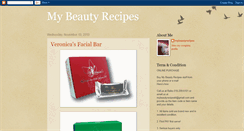 Desktop Screenshot of mybeautyrecipeskl.blogspot.com