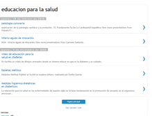 Tablet Screenshot of doncella-educacionparalasalud.blogspot.com
