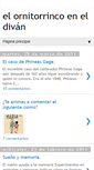 Mobile Screenshot of elornitorrincoeneldivan.blogspot.com