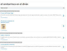 Tablet Screenshot of elornitorrincoeneldivan.blogspot.com