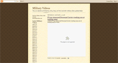 Desktop Screenshot of militaryvids.blogspot.com