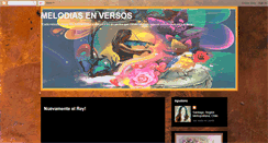 Desktop Screenshot of melodiasenversos.blogspot.com