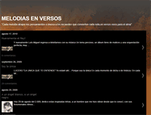 Tablet Screenshot of melodiasenversos.blogspot.com