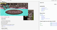 Desktop Screenshot of girls-in-this-world.blogspot.com