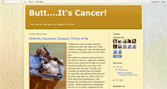 Desktop Screenshot of buttitscancer.blogspot.com