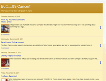 Tablet Screenshot of buttitscancer.blogspot.com