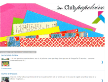 Tablet Screenshot of clubpapelvivo.blogspot.com