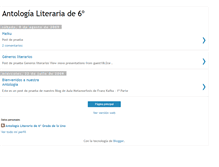 Tablet Screenshot of antologia-sexto-escuelauno.blogspot.com