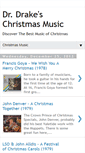 Mobile Screenshot of dr-drakes-christmas-music.blogspot.com