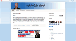 Desktop Screenshot of pooleforsheriff.blogspot.com