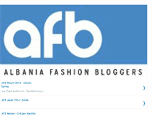 Tablet Screenshot of albaniafashion.blogspot.com