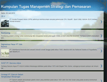 Tablet Screenshot of manajemenstrategiknpemasaran.blogspot.com