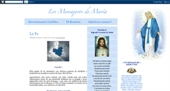Desktop Screenshot of mensajerosdemaria.blogspot.com