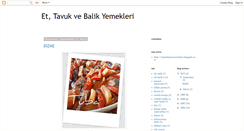 Desktop Screenshot of etyemekleri.blogspot.com