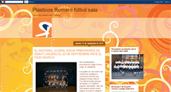 Desktop Screenshot of futsalplasticosromero.blogspot.com
