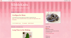 Desktop Screenshot of nibbleknits.blogspot.com