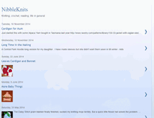 Tablet Screenshot of nibbleknits.blogspot.com