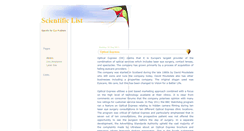 Desktop Screenshot of myscientificlist.blogspot.com