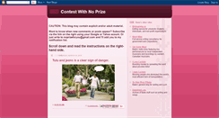 Desktop Screenshot of contestwithnoprize.blogspot.com