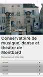 Mobile Screenshot of conservatoiremusiquedansemontbard.blogspot.com