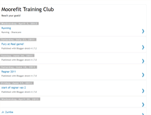 Tablet Screenshot of moorefittrainingclub.blogspot.com