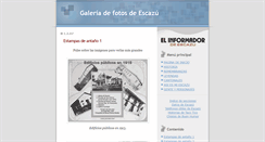 Desktop Screenshot of galeriadefotosescazu.blogspot.com