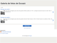 Tablet Screenshot of galeriadefotosescazu.blogspot.com