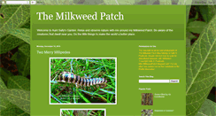 Desktop Screenshot of milkweedpatch.blogspot.com