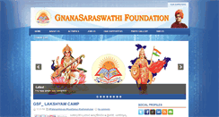 Desktop Screenshot of gnanasaraswathifoundation.blogspot.com