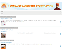 Tablet Screenshot of gnanasaraswathifoundation.blogspot.com