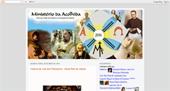 Desktop Screenshot of ministerioacolhida.blogspot.com