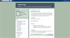 Desktop Screenshot of jamescrisp.blogspot.com