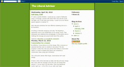 Desktop Screenshot of liberaladvisor.blogspot.com