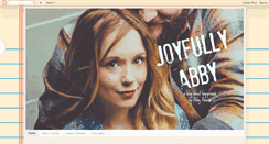 Desktop Screenshot of joyfullyabby.blogspot.com