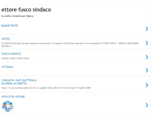 Tablet Screenshot of ettorefuscosindaco.blogspot.com