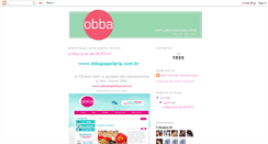 Desktop Screenshot of obbapapelaria.blogspot.com