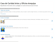 Tablet Screenshot of casadecaridadarequipa.blogspot.com