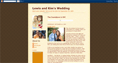 Desktop Screenshot of lewisandkim.blogspot.com