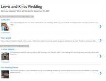 Tablet Screenshot of lewisandkim.blogspot.com