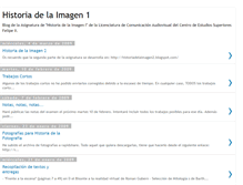 Tablet Screenshot of historiadelaimagen.blogspot.com