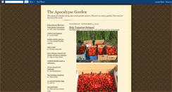 Desktop Screenshot of apocalypsegarden.blogspot.com