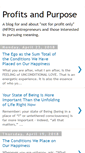 Mobile Screenshot of profitsandpurpose.blogspot.com
