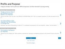 Tablet Screenshot of profitsandpurpose.blogspot.com