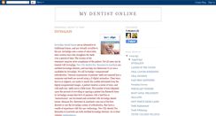 Desktop Screenshot of mydentistonline.blogspot.com