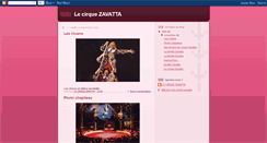 Desktop Screenshot of cirquezavatta.blogspot.com